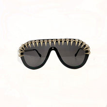 Load image into Gallery viewer, Steam Punk Diamond Oversized Sunglasses -Women