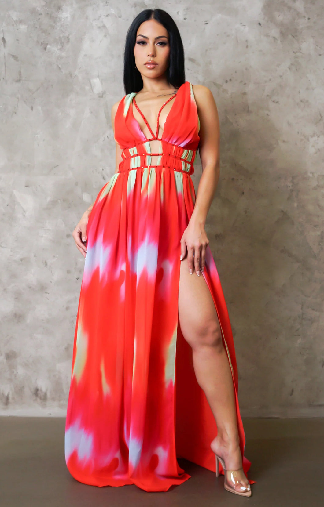 Red Orchid Maxi