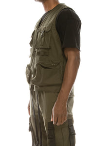EDGE VEST-OLIVE