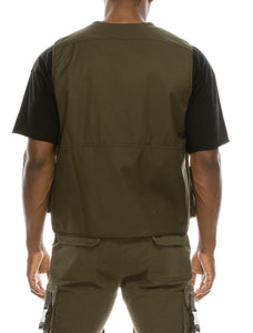 EDGE VEST-OLIVE