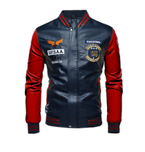 Load image into Gallery viewer, J.B Cropped Leather Baseball Uniform
