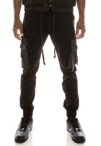 EDGE JOGGER PANTS- BLACK