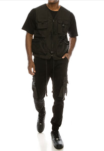 EDGE JOGGER PANTS- BLACK