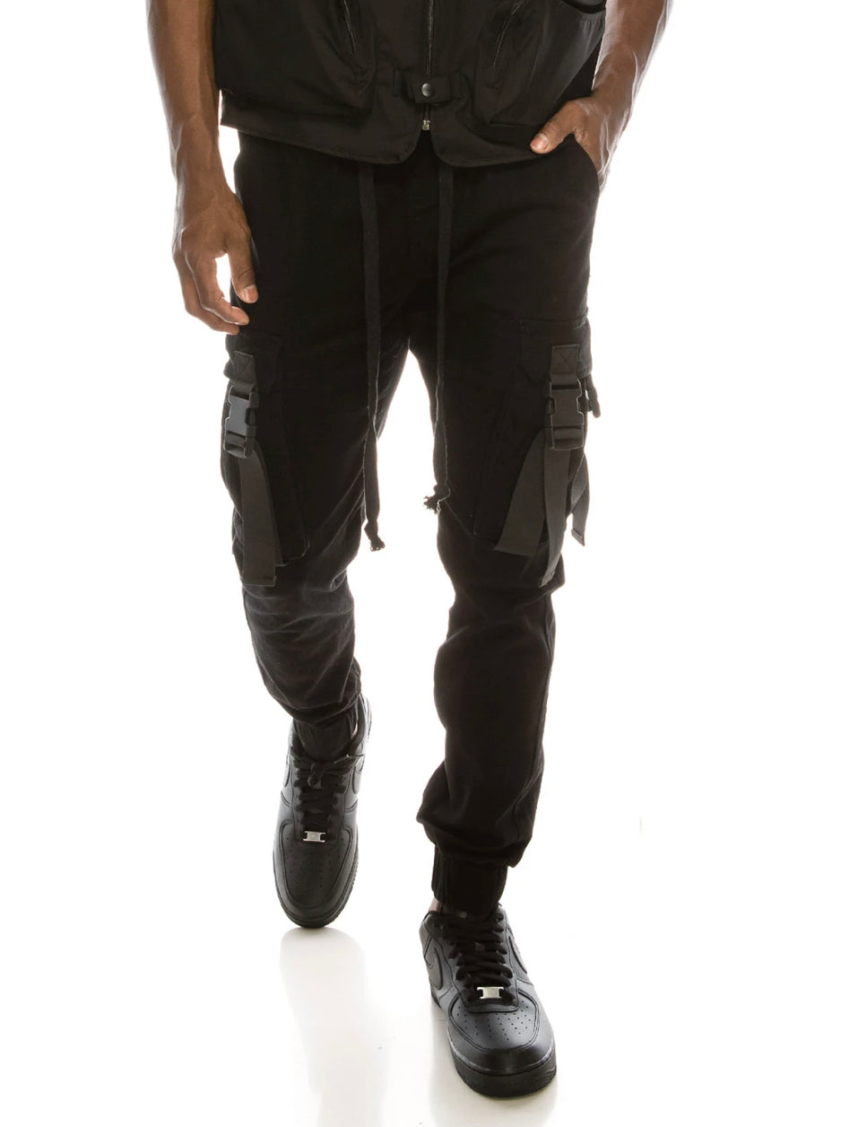 EDGE JOGGER PANTS- BLACK