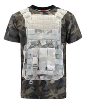 Load image into Gallery viewer, BP VEST TSHIRTS -OLIVE CAMO
