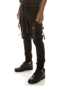 EDGE JOGGER PANTS- BLACK